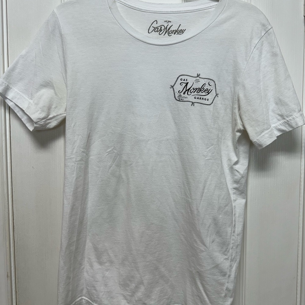 White Short Sleeve Crew Neck Tee